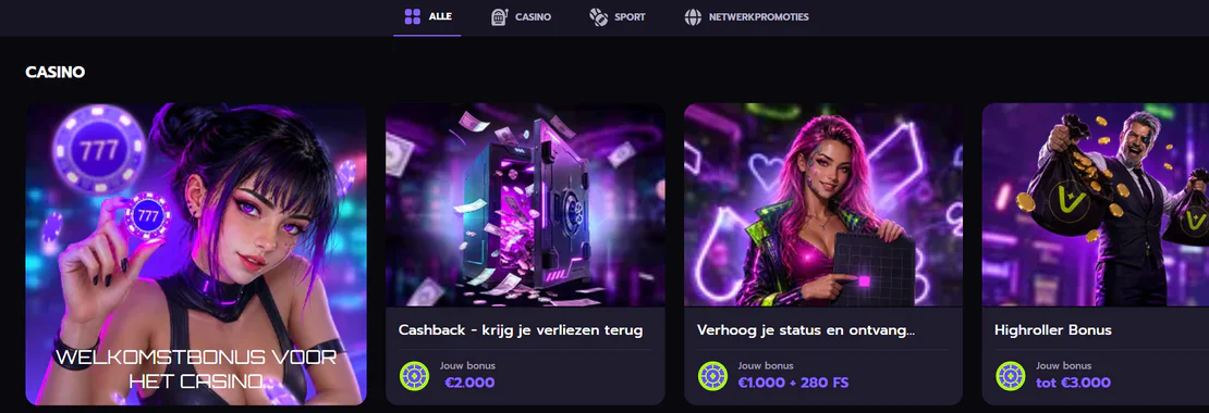 valtercasino casino bonussen